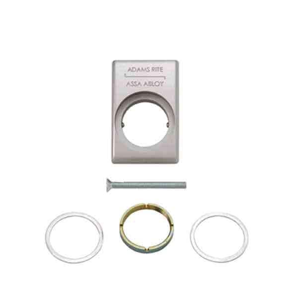 Adams Rite Cylinder Escutcheon, For use with Adams Rite Mortise Cylinder, Aluminum Finish